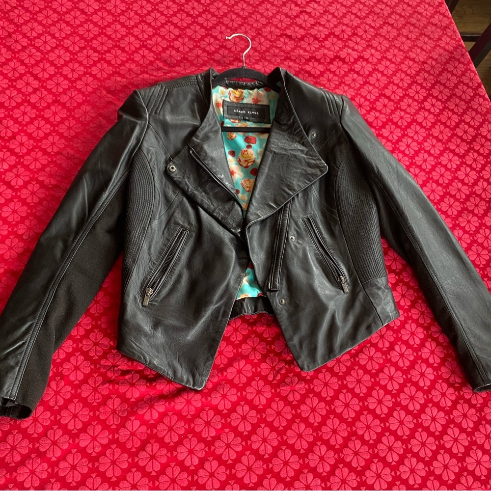 Cute Black Leather Jacket